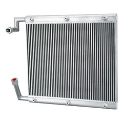 Aluminum Oil Cooler YX05P00001S012 For Kobelco SK135SR SK135SRLC SK115SRDZ