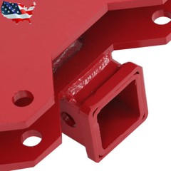 2″ Forklift Hitch Adapter Dual Pallet Trailer Tow Receiver Attachment Tractor