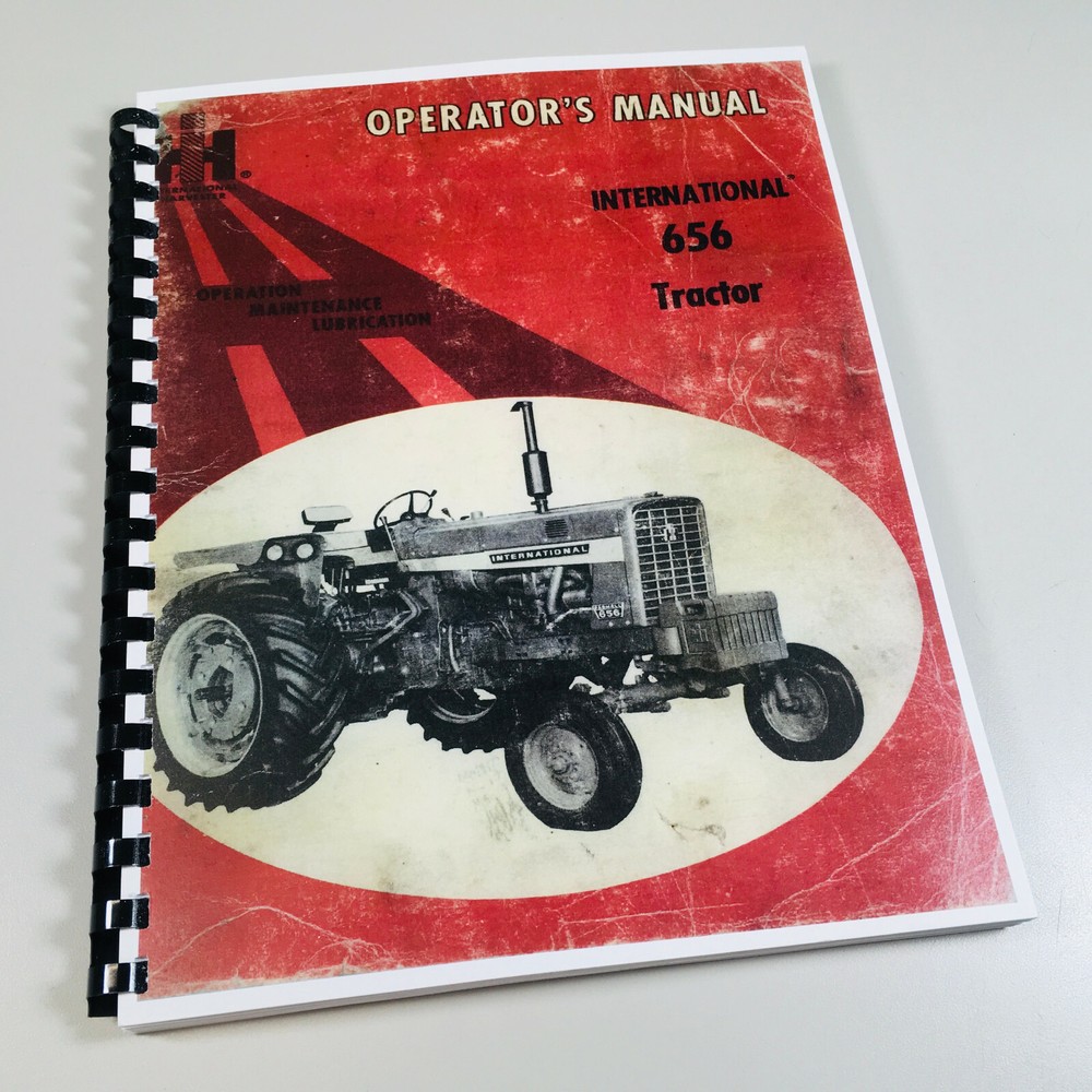 International Farmall 656 Tractor Owners Operators Maintenance Manual Ih Updated