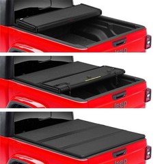 FRP Hard Tri-Fold Truck Bed Tonneau Cover 2020-2026 Gladiator JT 5ft Bed