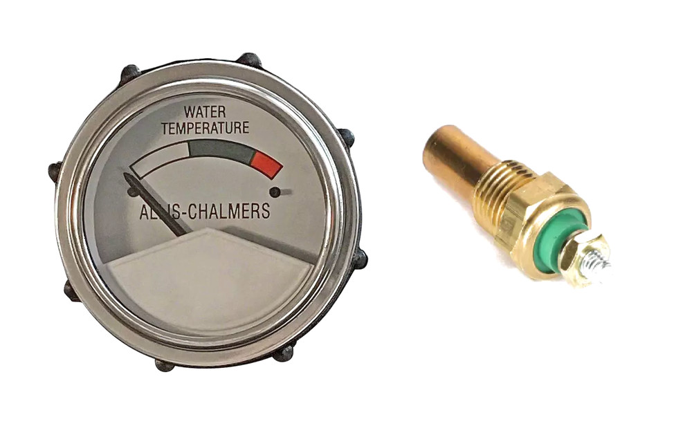 Water Temperature Gauge + Sensor Fits Allis Chalmers 175 185 190XT 200 220 190