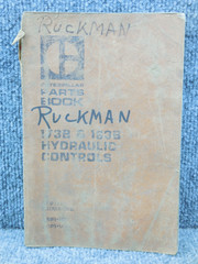 OEM Caterpillar 173B 1983B Hydraulic Control Parts Catalog Book Manual 59P 60P