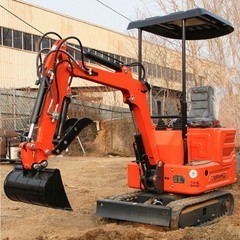 1.4Ton Mini Excavator KUBOTA Diesel Engine with Auger Drill Tracked Diggers USA