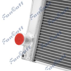 4 Row 70mm Aluminum Radiator for Case New Holland Skidsteer #47946380,47362351