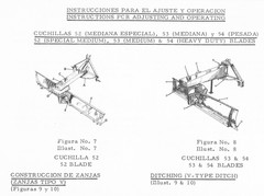 IH Rear Mounted Grader Blades 50 51 52 53 54 Owner’s Manual English & Espanol