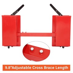 4000lb Skid Steer Quick Tach Conversion Adapter Attach w/ Adjustable Cross Brace
