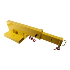 Telescoping Jib Crane Attachment 31-79″ for Skid Steer Forklift 5500lb Hoist