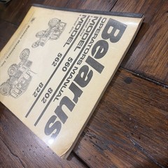ORIGINAL Belarus Model 560 562 802 822 Tractor Operators Owners Manual 2WD 4WD