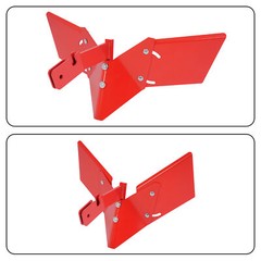 New 15683 Hiller-Furrower Kit Adjustable Wing For Rear Tine Tillers Rototiller