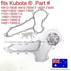 fits Kubota Water Pump L3300DT-GST L3301DT L3301H L3302H L3400DT/HST L3400F