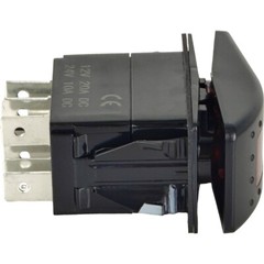 Red Light On/Off/On Rocker Switch SK2474102 Fit for Cleveland 12V 20A 24V 10A DC