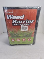 LAVEVE 4FT x 50FT Weed Barrier Landscape Fabric 3.2oz Premium Heavy-Duty – NEW