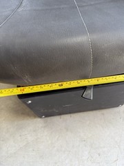 Navistar International Truck Front Pair Of Seats 2512753C1 Charcoal Semi Bus