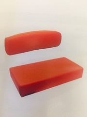 Tractor seat for ALLIS CHALMERS B and C Tractor, USA made with backrest