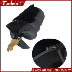 Findmall Auger Post Hole Drill Bit Attachment 300mm Diameter For Mini Excavator