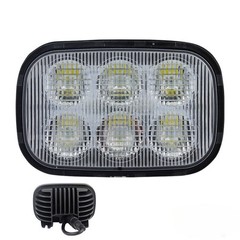 Pair LED Headlight For Case SR130 SR150 SV185 TR270 TR310 SV340 SV340B 84306337