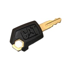 (1) 5P8500 Heavy Equipment Ignition Key Fits Caterpillar Excavator Skidder
