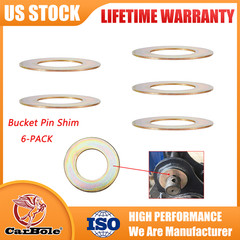CarBole Bucket Pin Shim Iron Replacement For Excavator 45mm x80mm x2mm 6-PACK