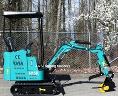 PILOT SYSTEM H15R AGT 1 Ton Mini Excavator Digger with 13.5HP RATO Engine