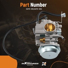 New Carburetor for Arctic Cat 400 2X4 4X4 500 4×4 1998-2001 0470-361, 0470-362