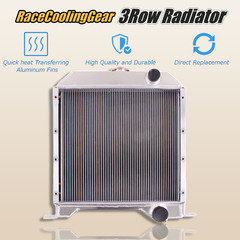 1347609C1 Aluminum 3Row Radiator For Case IH 1840 1845C Skid Steer Loader