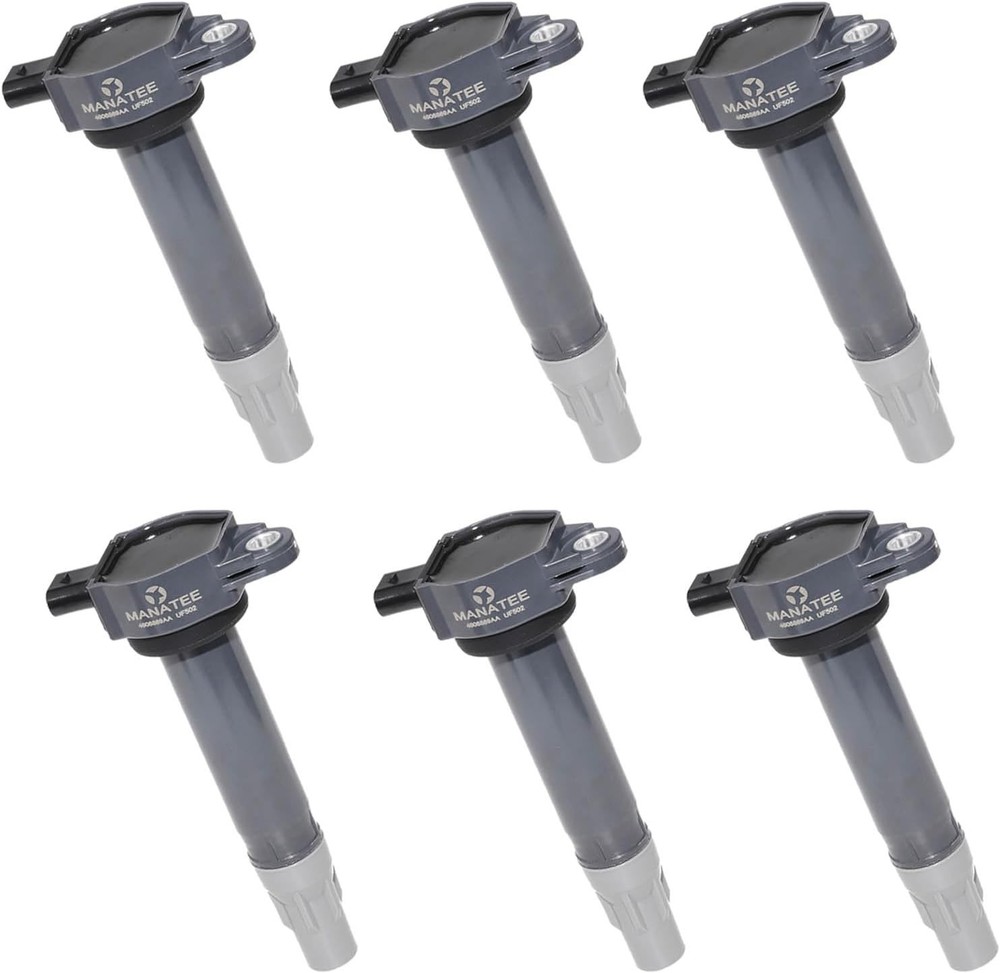Ignition Coil Pack Set of 6 Compatible with Charger Nitro Magnum, 300 Sebring