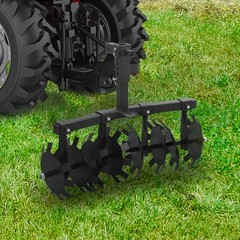 32″ Cut Width ATV/UTV Disc Plow Harrow With 2″ Receiver Hitch Heavy Duty Attach