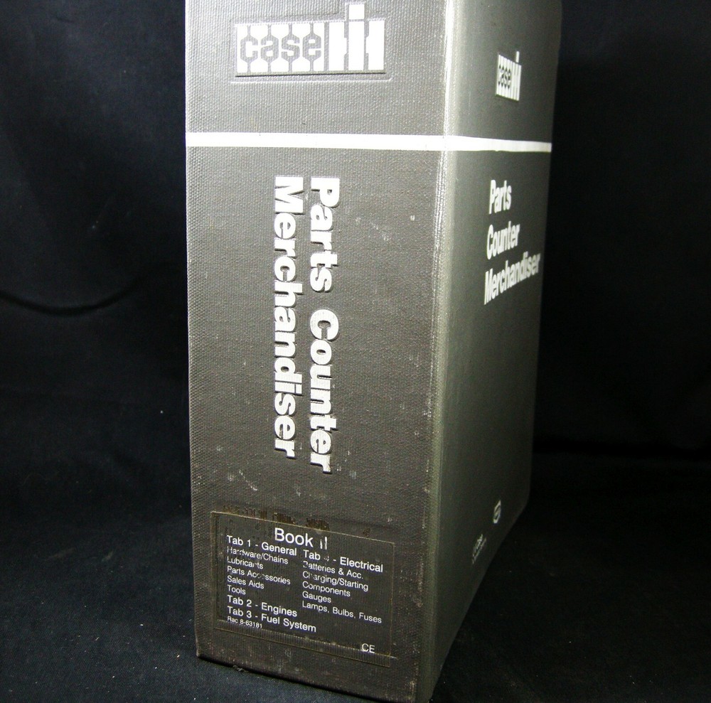 CASE Parts Counter Merchandiser General Engines Fuel System Electrical Manual