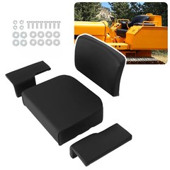 Seat Cushion Set Back Bottom For John Deere 350 350B 350C 450 450B 450C 550 555