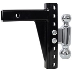 Adjustable Dual Ball Mount 2″ & 2-5/16″ Hitch 12000 lb Towing Capacity