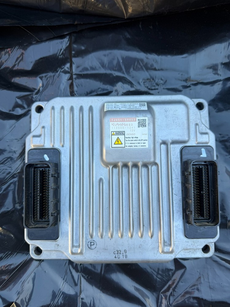 Cat/Kubota 1J451-59052 Denso 112500-1241 3.3 Engine ECMECU 494-0063 1J451-59051