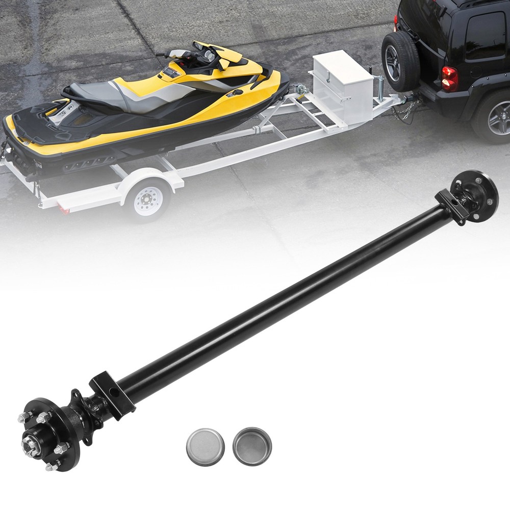 3500 Lbs Trailer Axle 43/50/61/65/70/77 Inch Spring Center Boat Axle for Boat RV