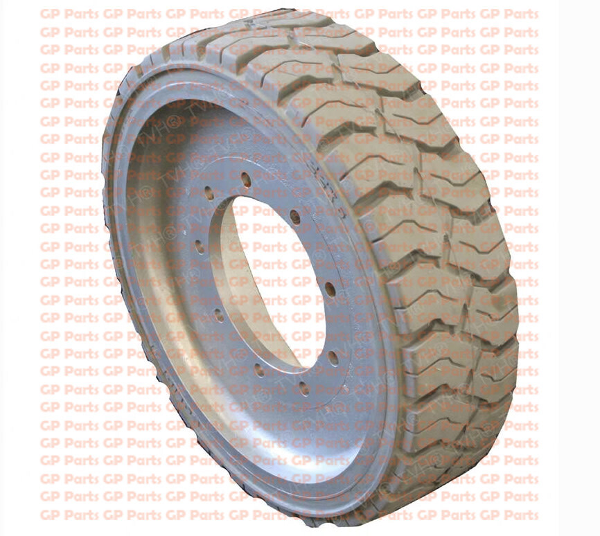 JLG 1001110774, WHEEL ASSEMBLY, STEER (Solid) (22 X 6 X 17.75″) E400AJPN