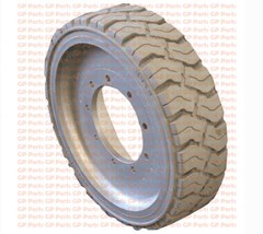 JLG 1001110774, WHEEL ASSEMBLY, STEER (Solid) (22 X 6 X 17.75″) E400AJPN