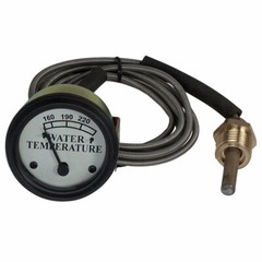 WATER TEMPERATURE GAUGE A B D G H AR BO WHITE FACE JOHN DEERE JD 421