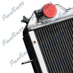 FOR Case Backhoe 570LXT 580SL 586E/590SL P70 P85 234876A1 234876A2 4Row Radiator