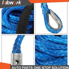 Labwork 5/16″x50′ Synthetic Winch Rope Line Recovery Cable 12000LBS W/Sheath US