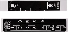 For John Deere Syncro-Range Tractor Shift Pattern Decal 4010 4020 4320 4520 5010