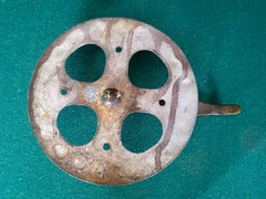 Antique Cast Iron Fuel Gauge For Horse Drawn Fuel Wagons, Kansas City, MO. RARE