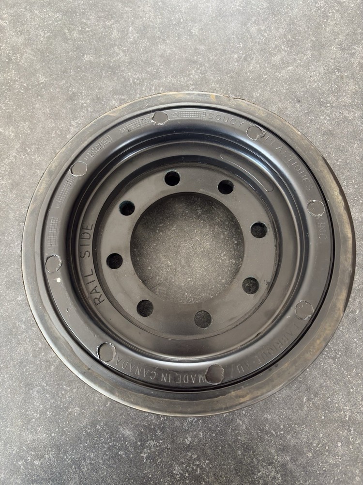 One 10″ Alloy Bolt-On Rear Bogie Wheel Fits CAT 257D AW5