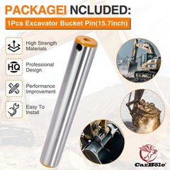 2-Pack Excavator Bucket Attachment Pin 40mm x 270mm 40CR High-Strength Steel