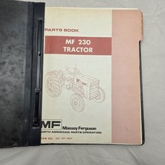 Mf 230 Tractor Parts Book Manual Massey Ferguson Genuine Factory Catalog Numbers