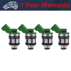 4X Fuel Injector JS4D-5 16600-1S700 For NISSAN Frontier Xterra 2.4L KA24DE 96-04