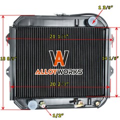 Radiator 9160114200 For Mitsubishi Forklift GP15K-35K GP35A S4S 4G63 4G64 Engine