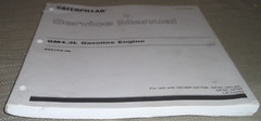 CAT CATERPILLAR GM 4.3L GAS FORKLIFT ENGINE SERVICE SHOP REPAIR BOOK MANUAL