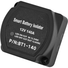Dual Battery Isolation Kit, 6m 12V, Auto Split Charge Relay System with 140AMP