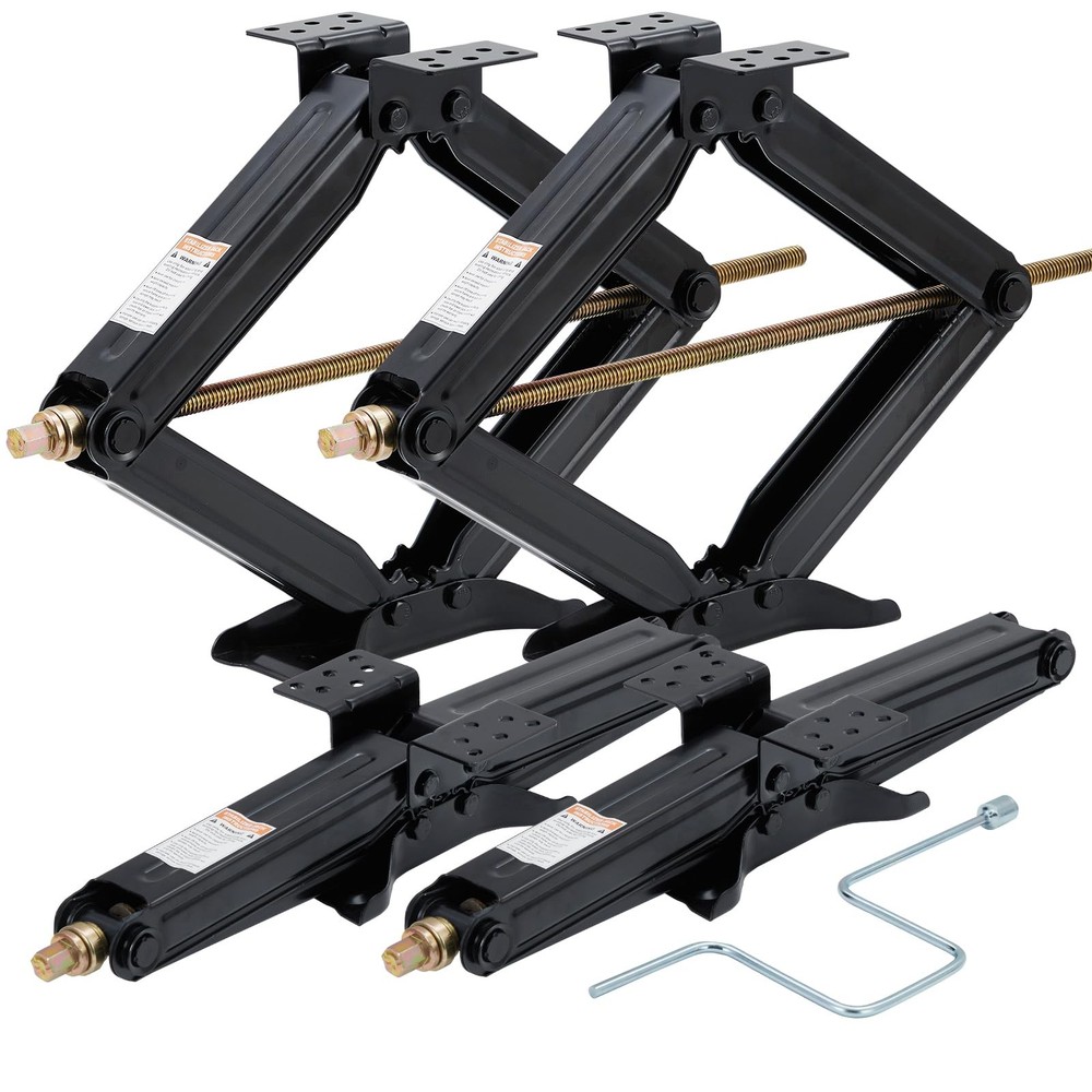 Garveetech Camper Trailer Stabilizer Leveling Scissor Jacks Set Of 4Car Scissor
