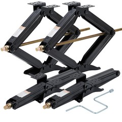 Garveetech Camper Trailer Stabilizer Leveling Scissor Jacks Set Of 4Car Scissor