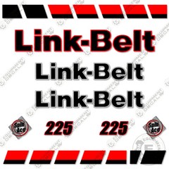 Fits Link-Belt 225 Decal Kit Hydraulic Excavator Decals EquipmentDecals