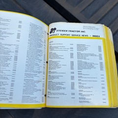 Vintage 1970s Steiger Tractor Product Support Service News & Bulletins Binder